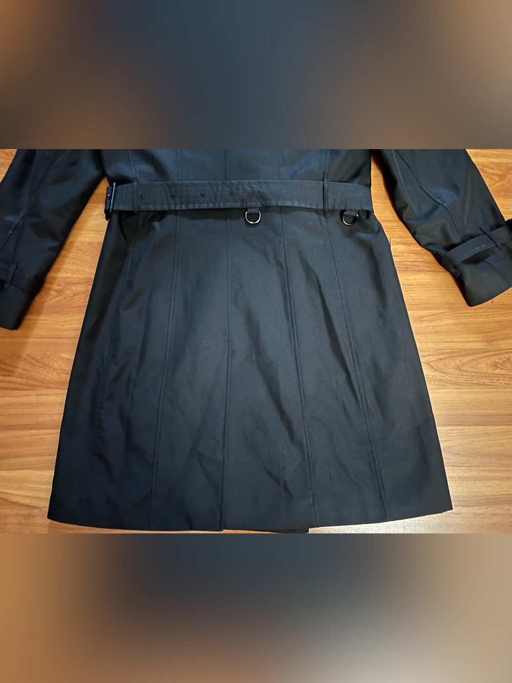 Burberry "Chelsea" Heritage Trench Coat VTG Check Lining&Slim Silhouette Sz 12UK - Picture 6 of 13